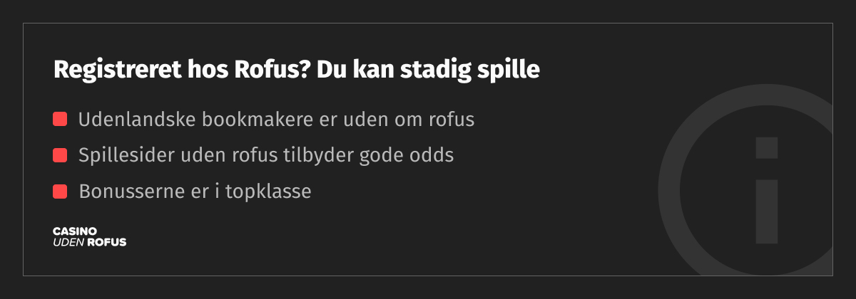odds uden for rofus eksisterer