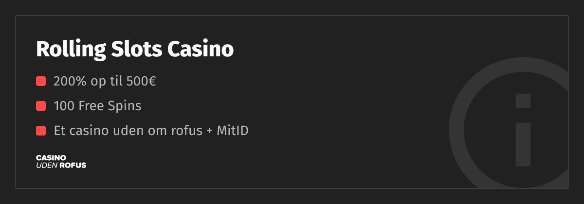 alt hvad du behøver at vide om rolling slots casino