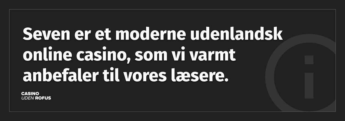 seven casino anmeldelse