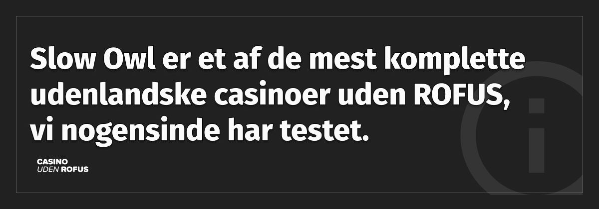 slot owl casino anmeldelse